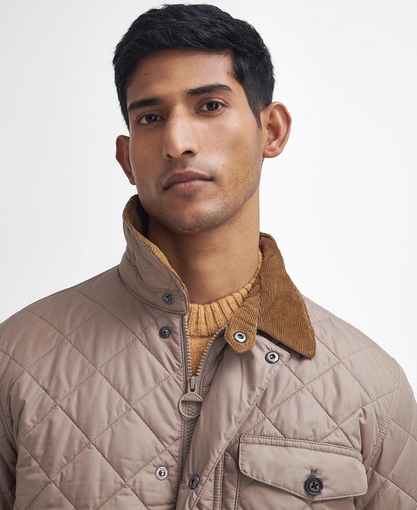 Barbour Hornby Quilted Jacket Timberwolf | BABO87349