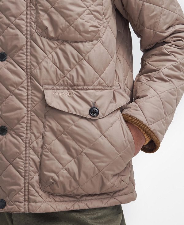 Barbour Hornby Quilted Jacket Timberwolf | BABO87349