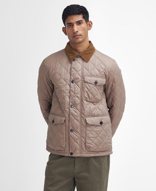 Barbour Hornby Quilted Jacket Timberwolf | BABO87349