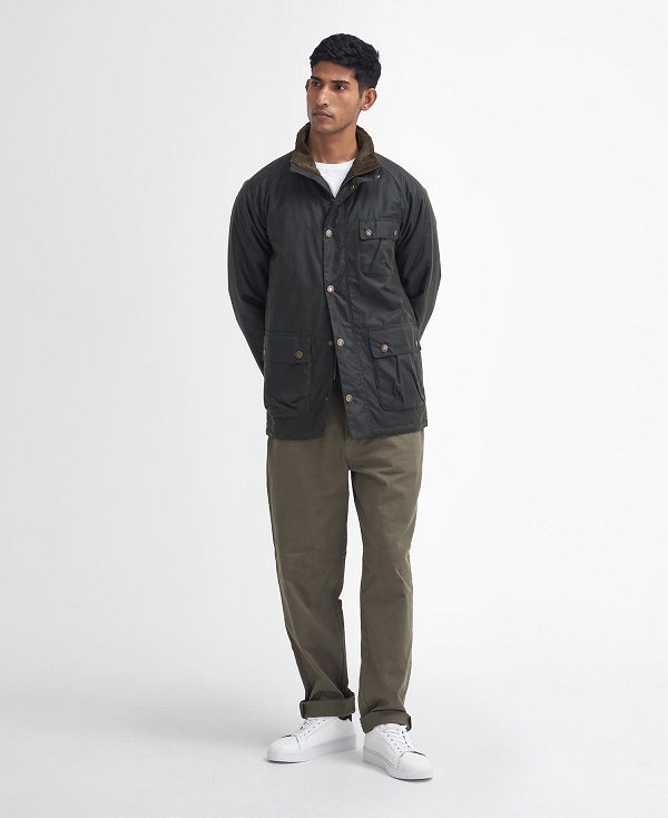 Barbour Hornsea Waxed Jacket Fern | BABO87219