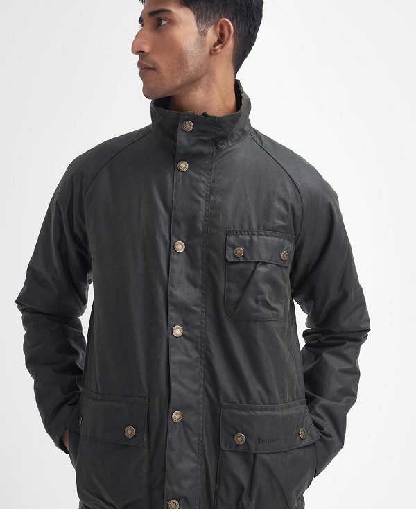 Barbour Hornsea Waxed Jacket Fern | BABO87219