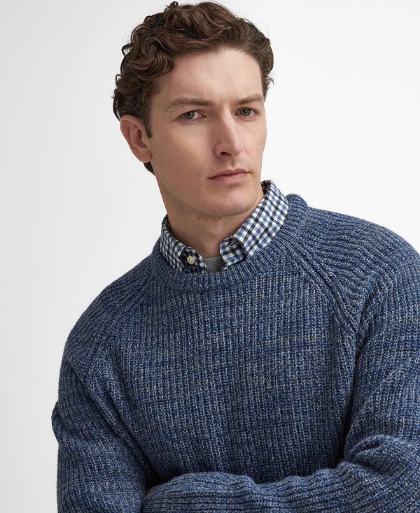 Barbour Horseford Crew Neck Jumper Blue | BABO88665