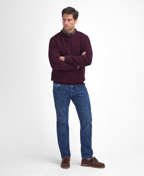 Barbour Horseford Crew Neck Jumper Red | BABO88664