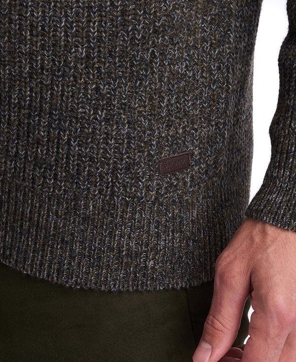 Barbour Horseford Crew Neck Jumper Sandstone | BABO88571