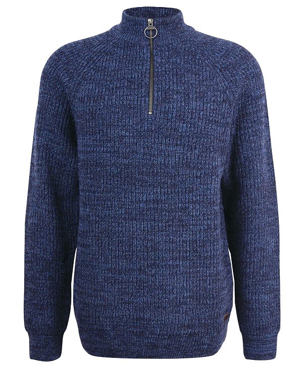 Barbour Horseford Half-zip Jumper Navy | BABO88565