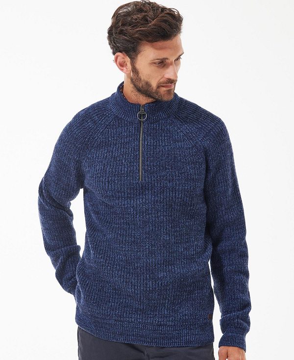 Barbour Horseford Half-zip Jumper Navy | BABO88565