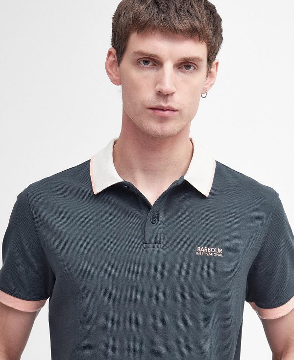 Barbour Howall Polo Shirt Forest | BABO88138