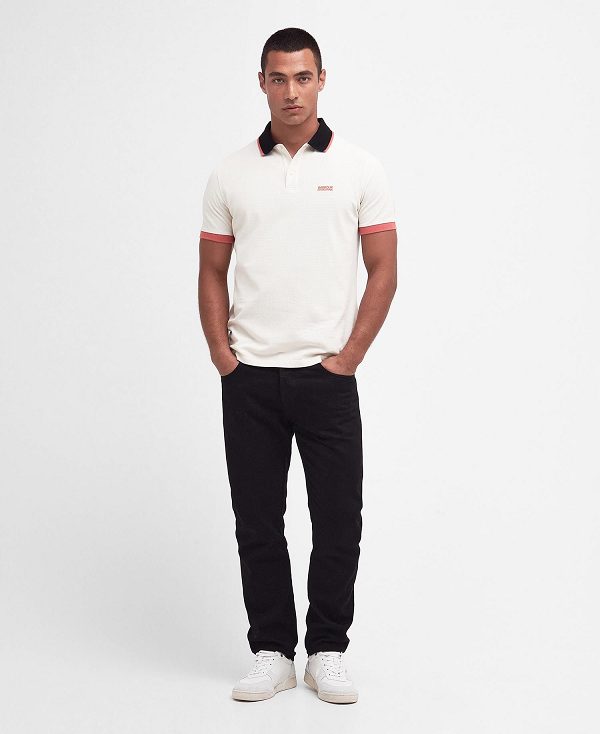 Barbour Howall Polo Shirt White | BABO88074