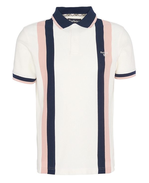 Barbour Howden Polo Shirt Whisper White | BABO88127