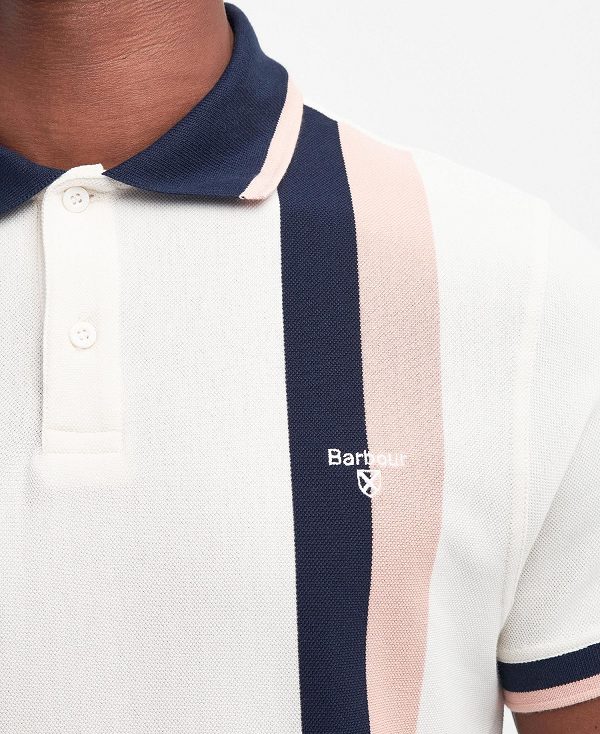 Barbour Howden Polo Shirt Whisper White | BABO88127