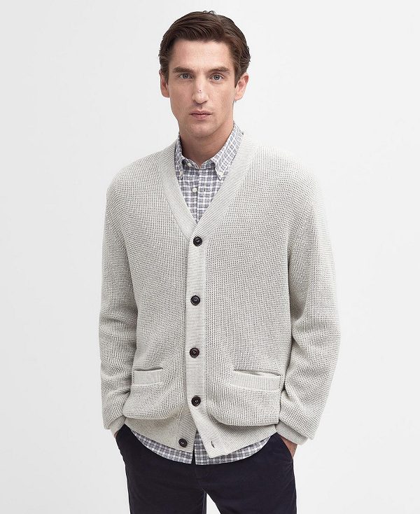 Barbour Howick Cardigan Whisper White | BABO88697