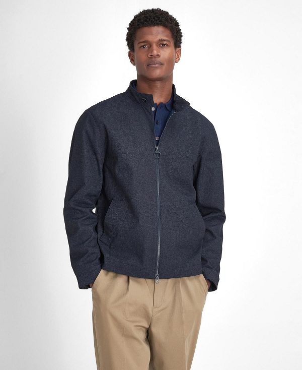 Barbour Howick Showerproof Harrington Jacket Navy | BABO87457