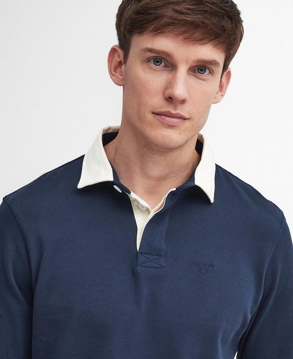 Barbour Howtown Rugby Shirt Navy | BABO88244