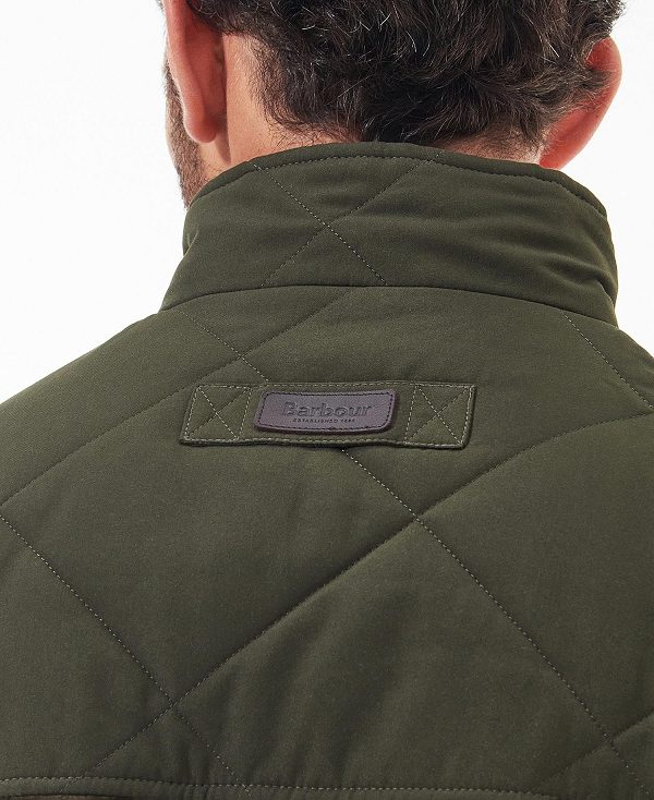 Barbour Hybrid Fleece Jacket Green | BABO88719