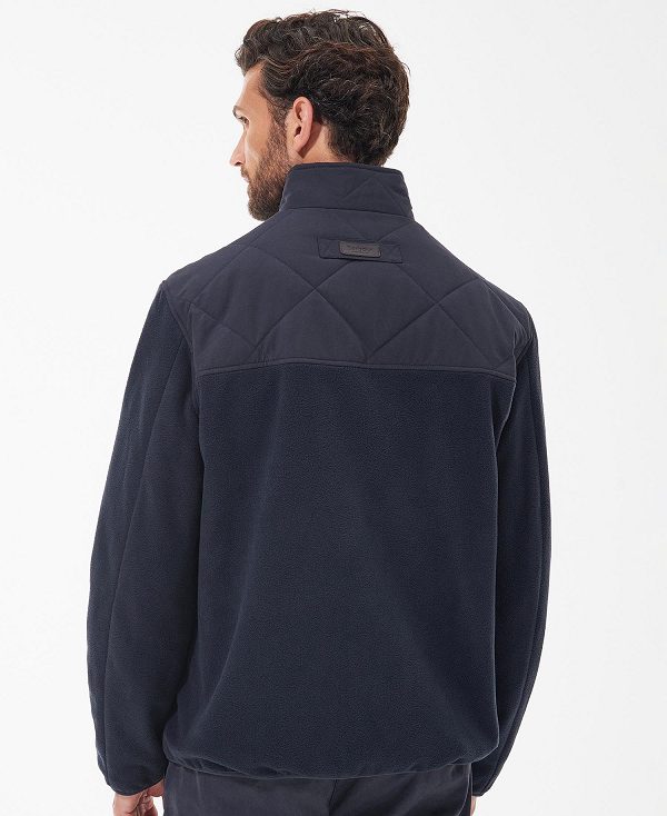 Barbour Hybrid Fleece Jacket Navy | BABO88710