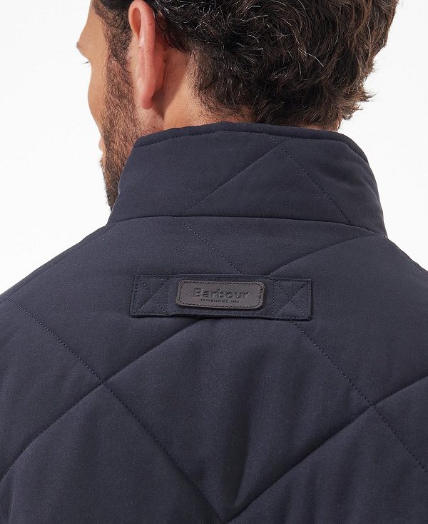 Barbour Hybrid Fleece Jacket Navy | BABO88710