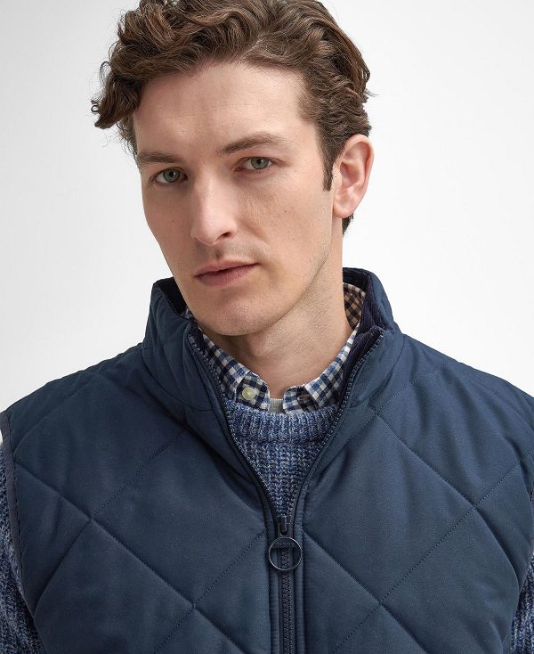 Barbour Hybrid Quilted Gilet Navy | BABO87568