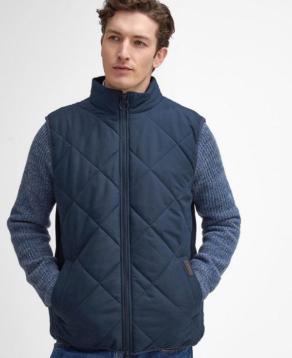 Barbour Hybrid Quilted Gilet Navy | BABO87568