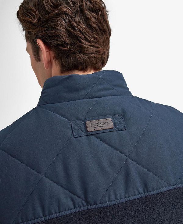 Barbour Hybrid Quilted Gilet Navy | BABO87568