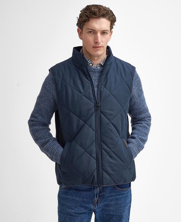 Barbour Hybrid Quilted Gilet Navy | BABO87568