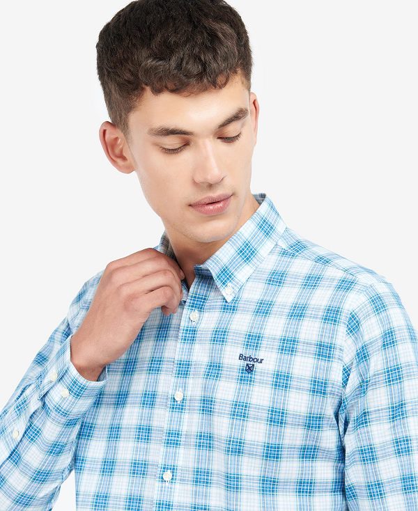 Barbour /Images Spillman Tailored Shirt Sky | BABO87597