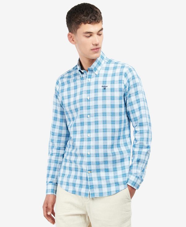 Barbour /Images Spillman Tailored Shirt Sky | BABO87597