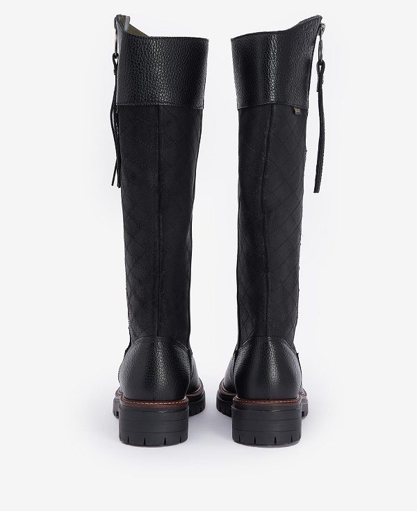 Barbour Ingrid Knee-high Boots Black | BABO89885