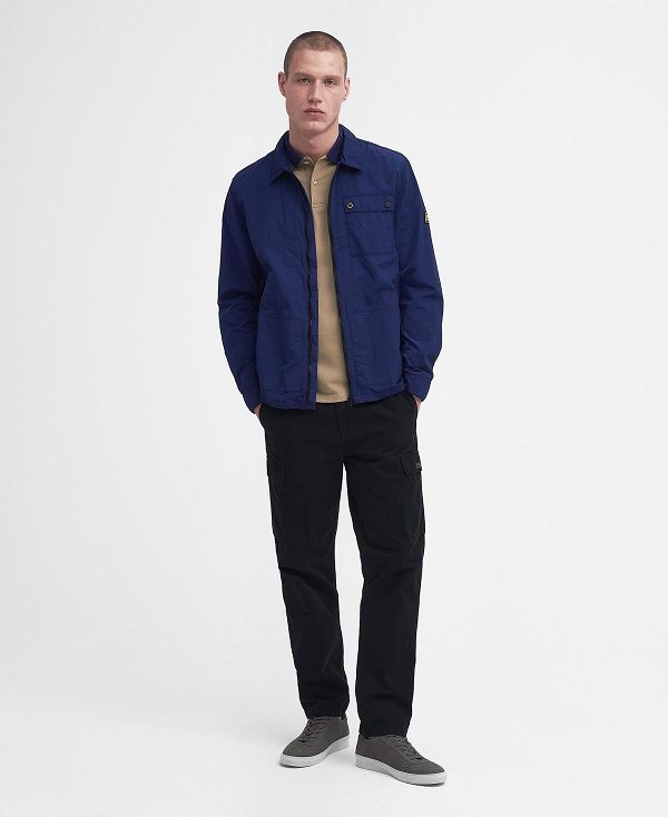 Barbour Inlet Overshirt Navy | BABO87986