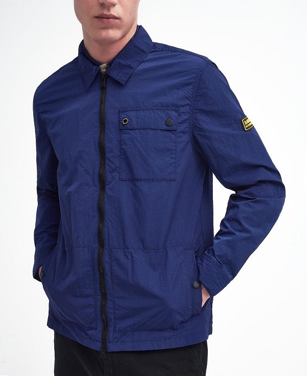 Barbour Inlet Overshirt Navy | BABO87986