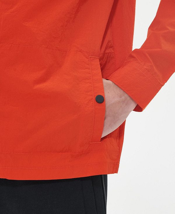 Barbour Inlet Regular Fit Overshirt Spicy Orange | BABO87640