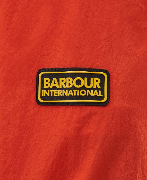 Barbour Inlet Regular Fit Overshirt Spicy Orange | BABO87640