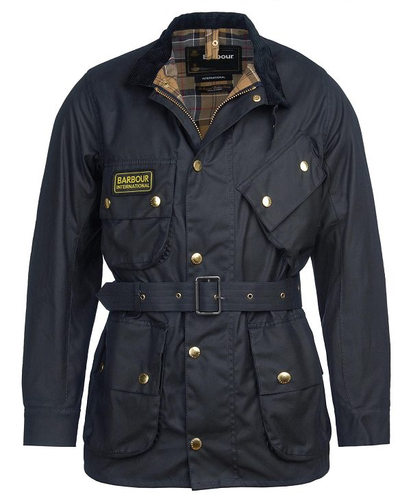 Barbour International Original Waxed Jacket Navy | BABO87156