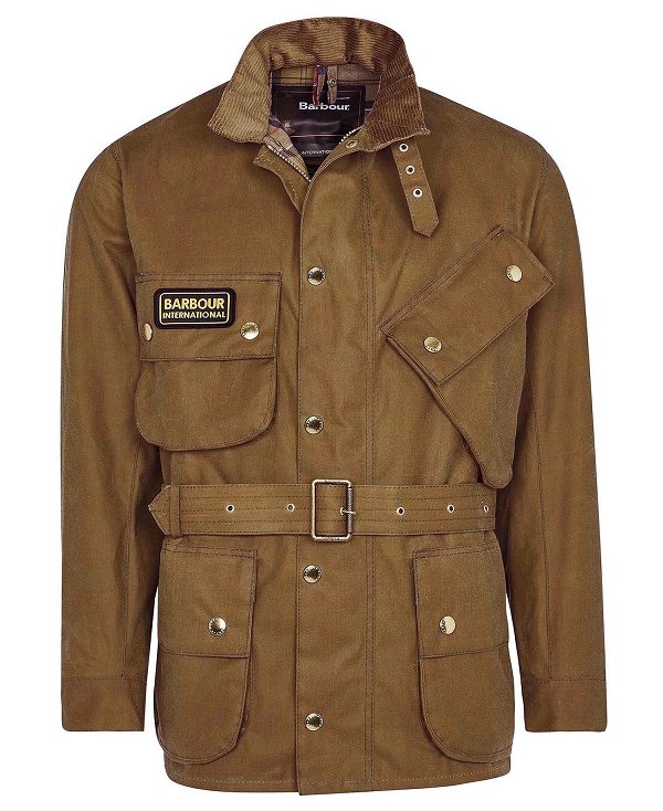 Barbour International Original Waxed Jacket Sand | BABO87160