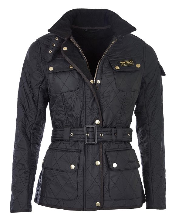 Barbour International Polarquilt Jacket Black/Black | BABO89254