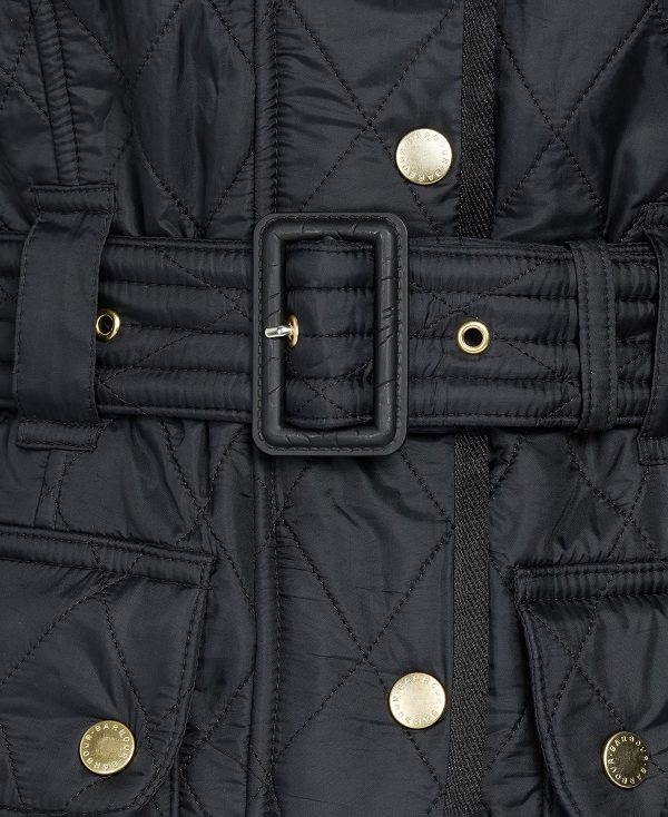 Barbour International Polarquilt Jacket Black/Black | BABO89254