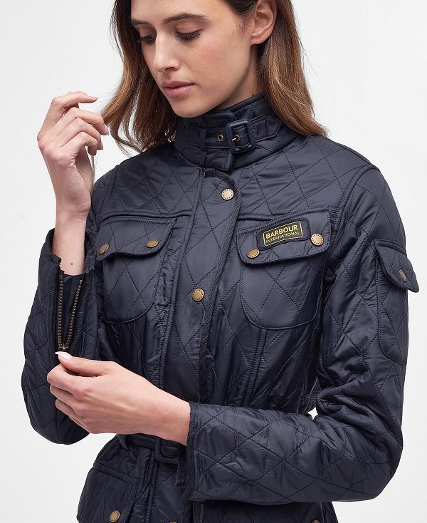 Barbour International Polarquilt Jacket Navy | BABO89255