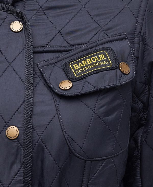 Barbour International Polarquilt Jacket Navy | BABO89255