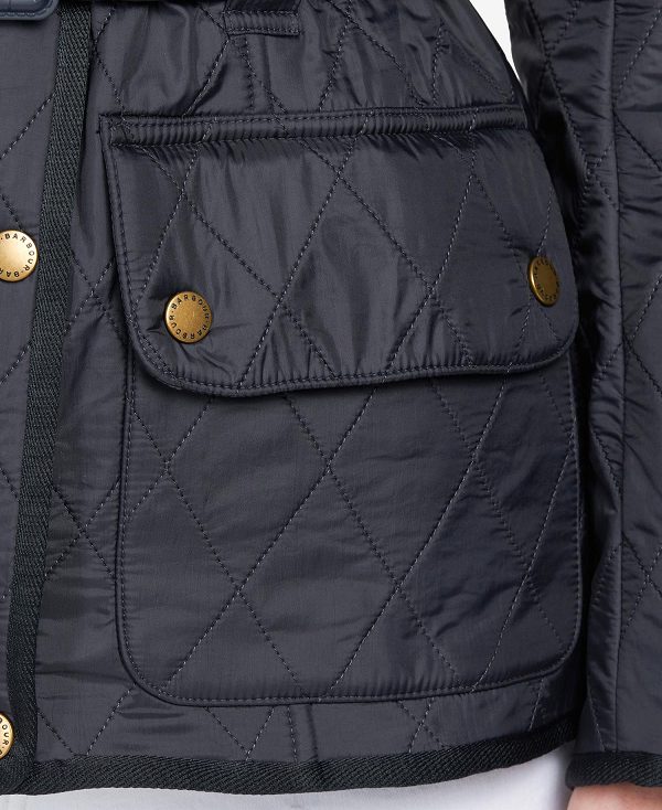 Barbour International Polarquilt Jacket Navy | BABO89255