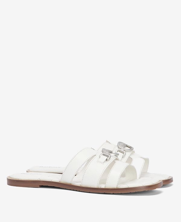 Barbour Ives Sandals Classic White | BABO89903