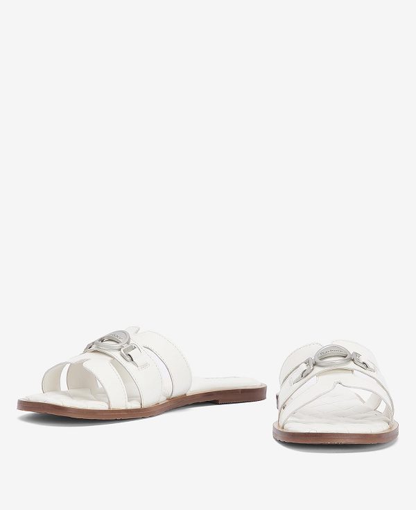 Barbour Ives Sandals Classic White | BABO89903