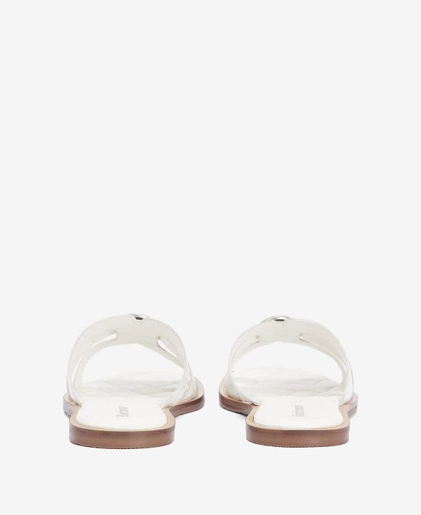 Barbour Ives Sandals Classic White | BABO89903