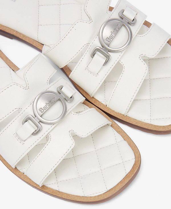 Barbour Ives Sandals Classic White | BABO89903