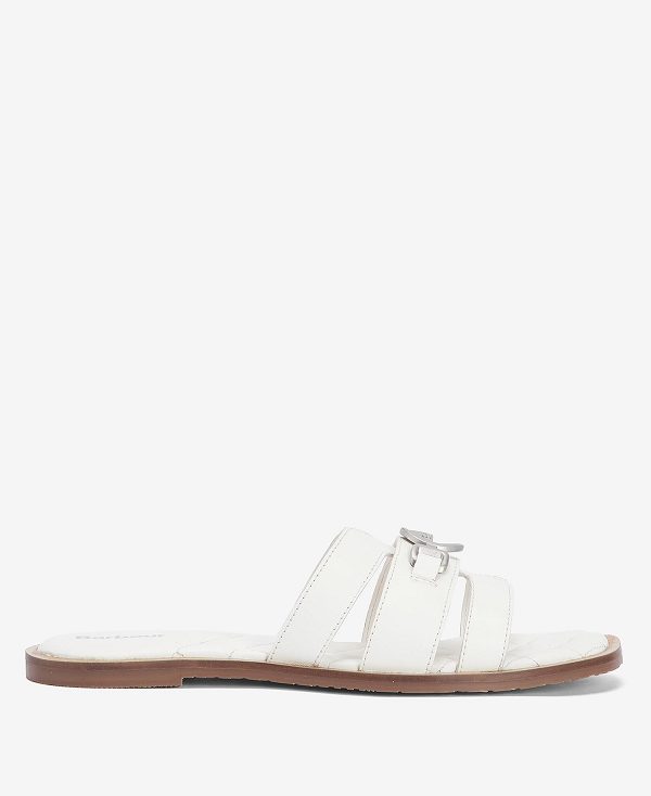 Barbour Ives Sandals Classic White | BABO89903