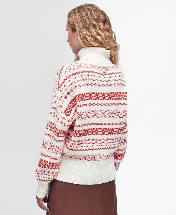 Barbour Jeanne Knitted Jumper Aran | BABO89678