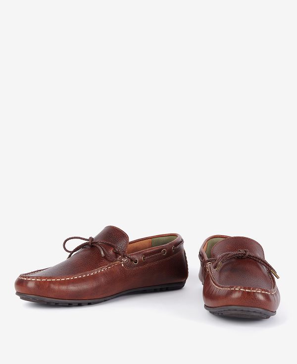 Barbour Jenson Driving Shoes Cognac | BABO88897