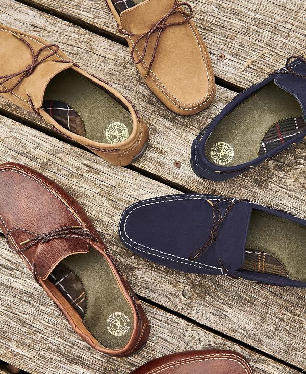 Barbour Jenson Driving Shoes Cognac | BABO88897