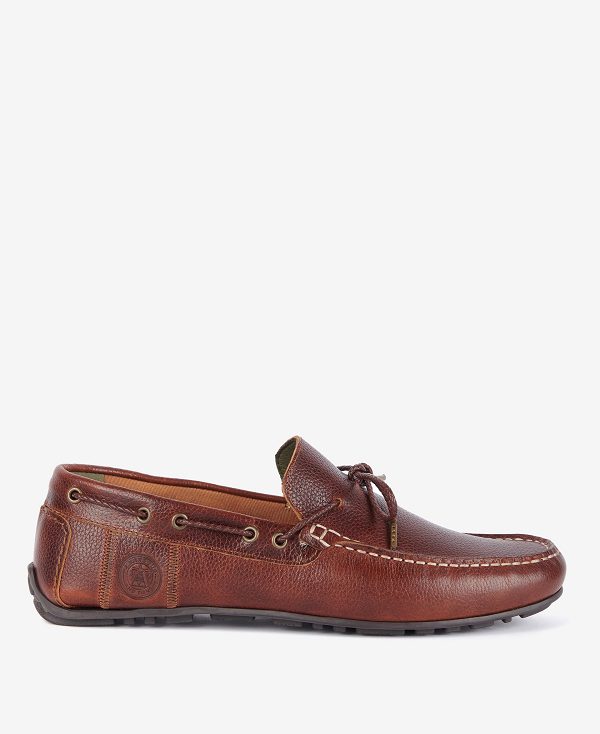 Barbour Jenson Driving Shoes Cognac | BABO88897