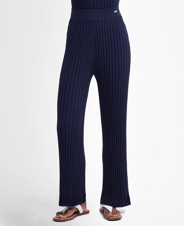 Barbour Julia Knitted Trousers Classic Navy | BABO89832