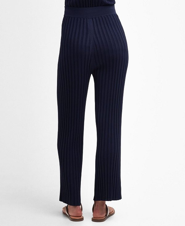 Barbour Julia Knitted Trousers Classic Navy | BABO89832