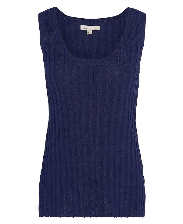 Barbour Julia Sleeveless Knitted Top Classic Navy | BABO89685